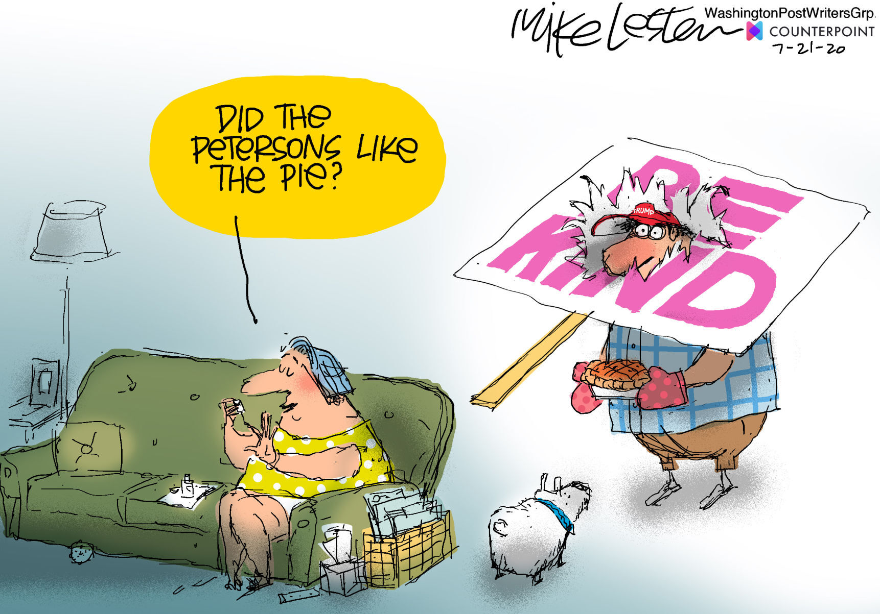 Mike Lester cartoon